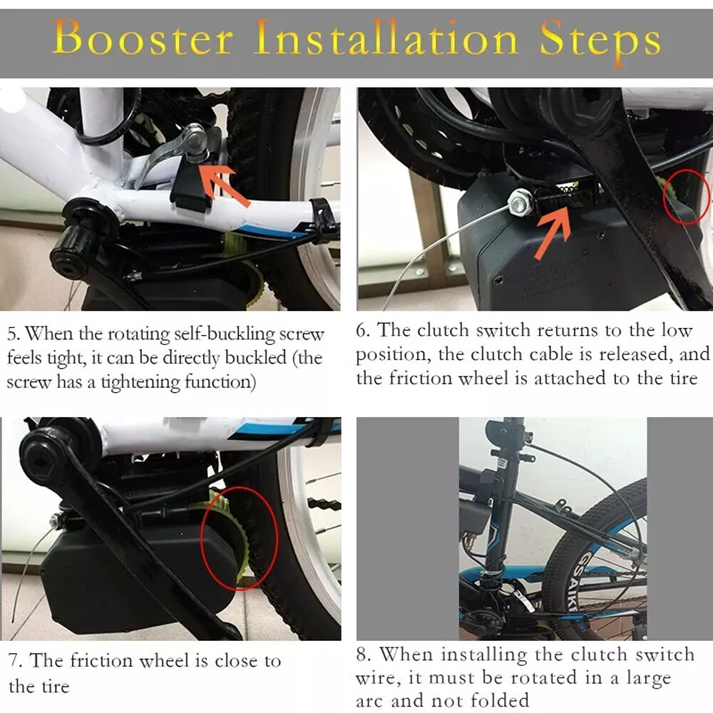 Electric bike Conversion Kit 24V 36V brushless motor Friction Drive Motor DIY