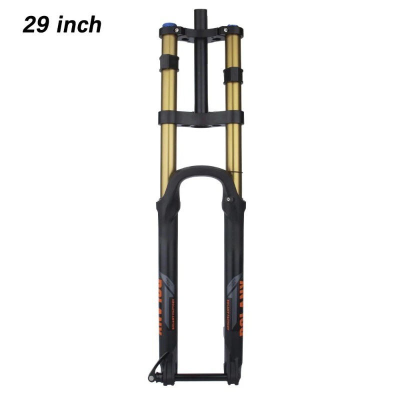 27.5 29in MTB Ebike Barrel Axle Air Pressure Suspension Fork Straight/Tapered