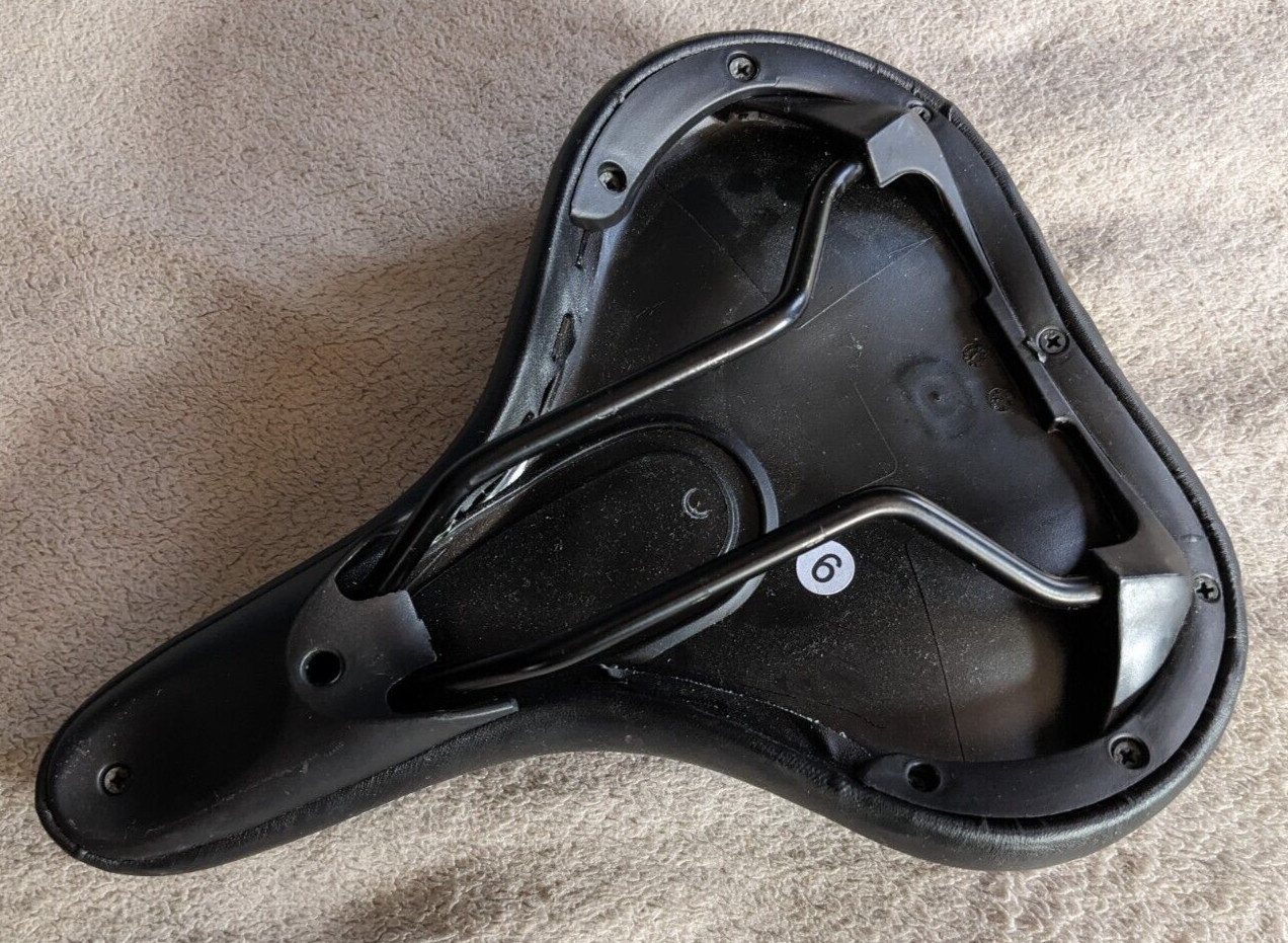 RATTAN Bicycle Cruiser Saddle Seat Black Adult Unisex Sized