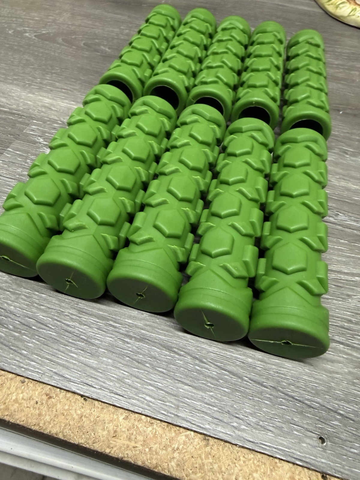 5 Pairs of OEM Green Bicycle Bike Grips Cruiser Kids Bikes