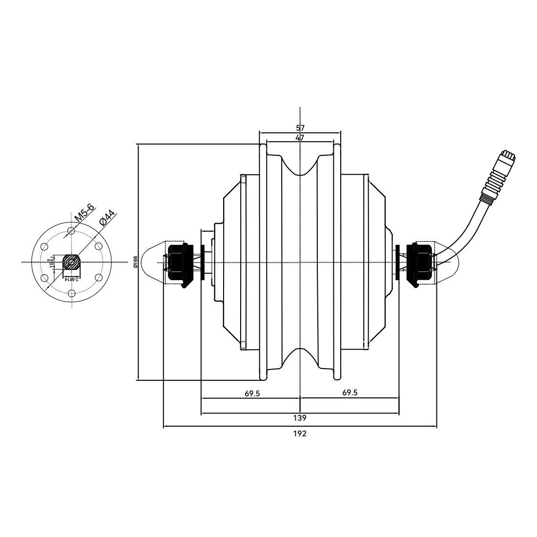 13inch Geared Hub Motor For Electric Bicycle Scooter 250W 350W 500W Motor