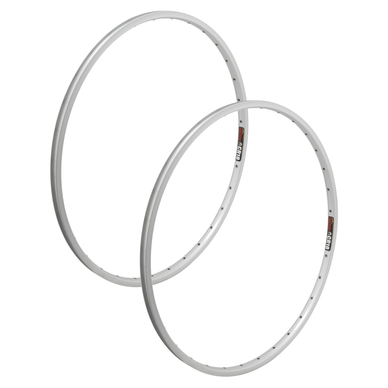 Pack of 2 CR-18 Sun Ringle 26in CR-18 Silver 32