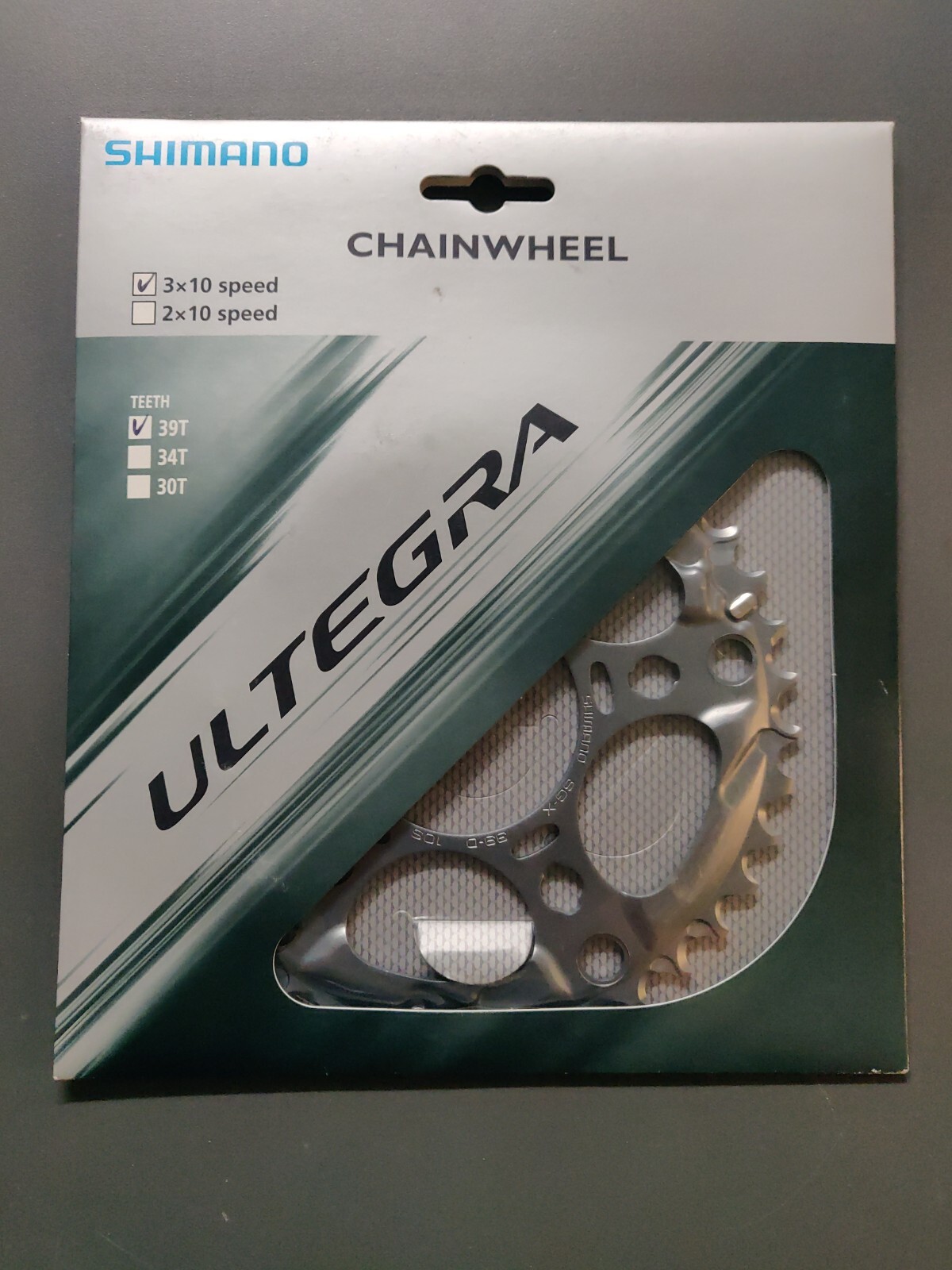 NOS Shimano Ultegra SL 39T 130BCD Road Chainring