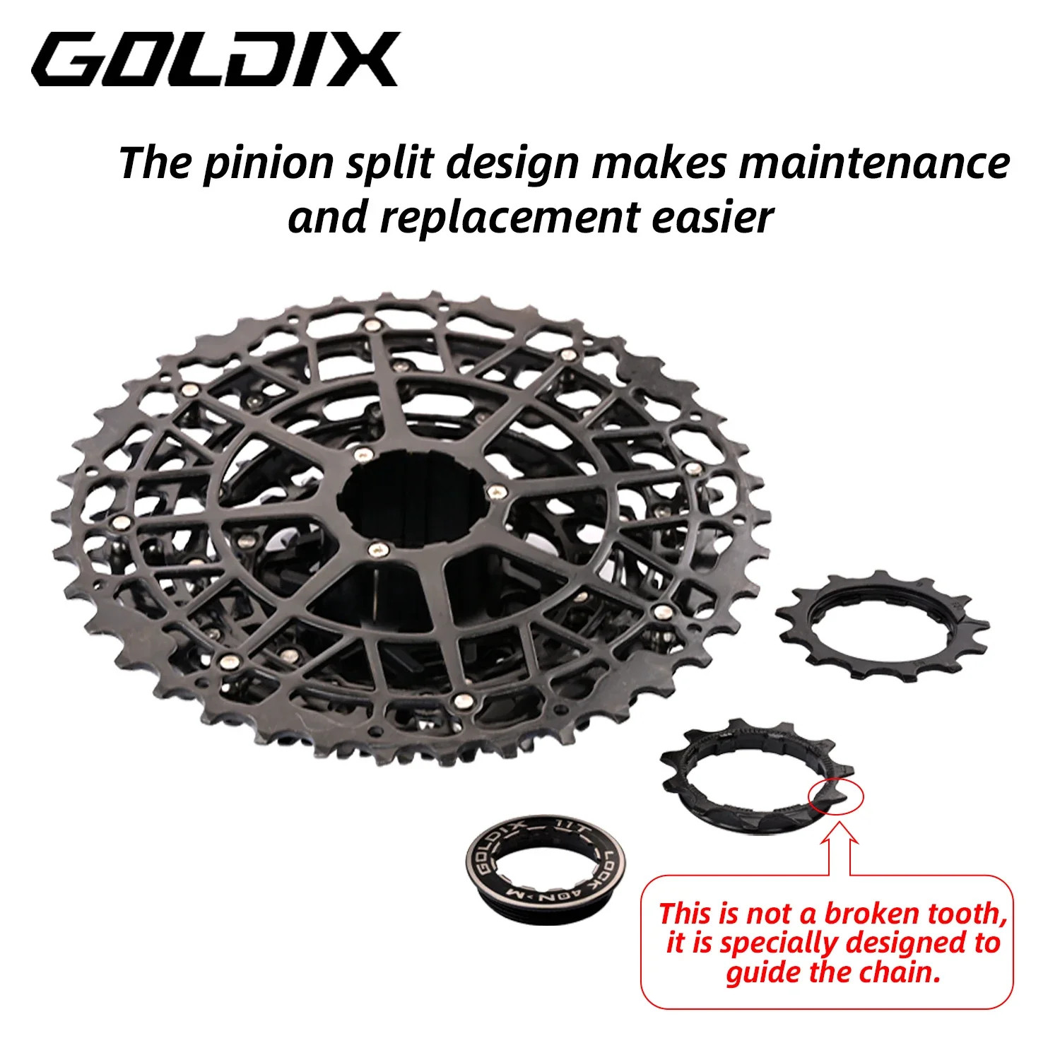GOLDIX Ultralight Bike Cassette Freewheel 9/10/11/12/13 Speed for Shimano HG