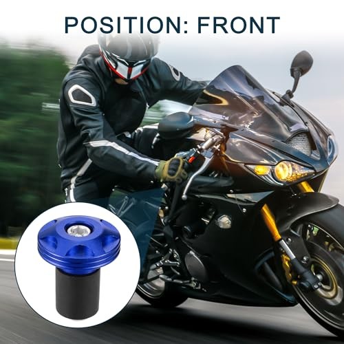 Motorcycle Handlebar End Plug Aluminum Alloy 18mm-20mm 0.71″-0.79″ 32mm OD