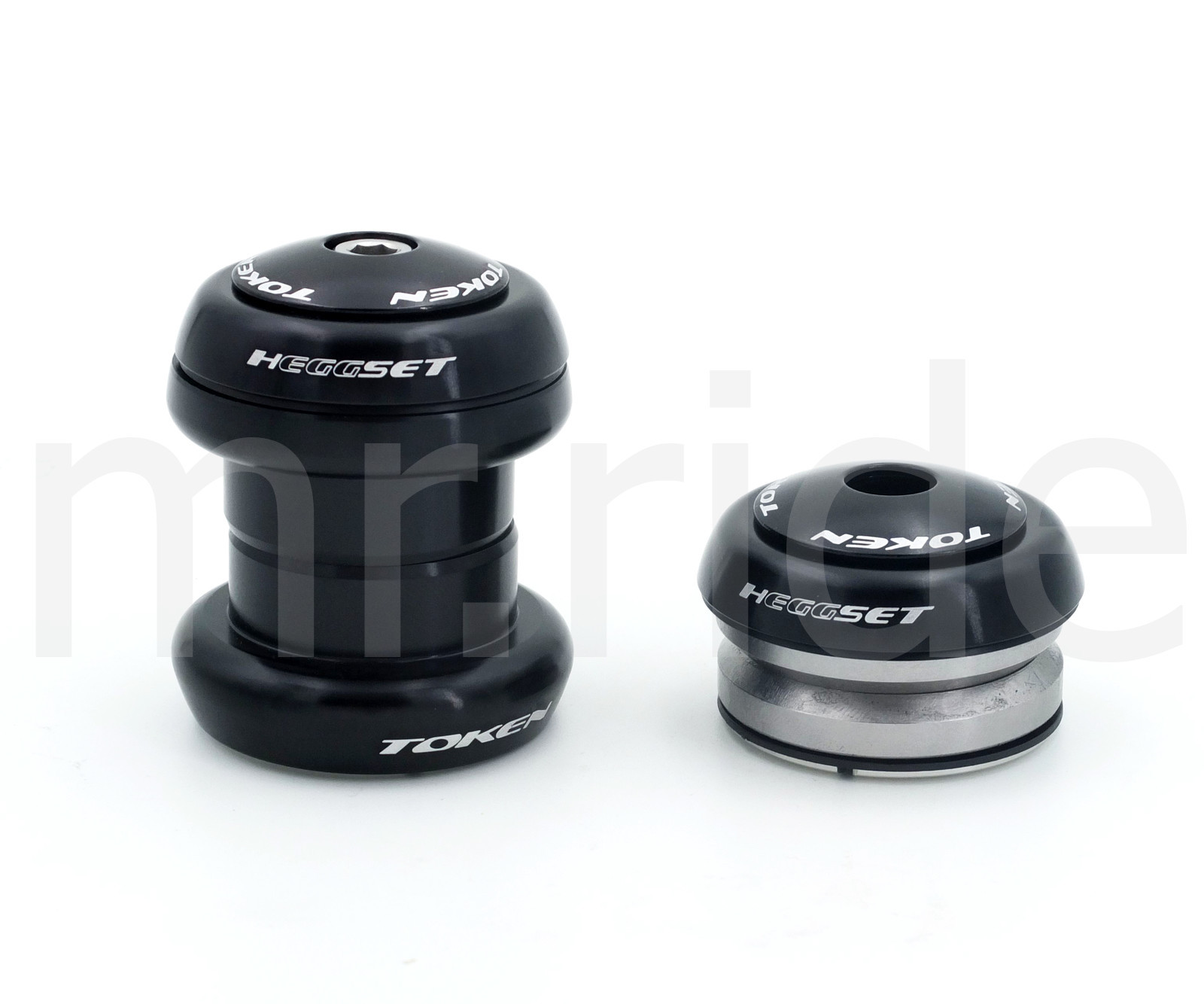 mr-ride Token Headset 1-1/8″ 34mm tube,Threadless/Integrated, (w/ top cap) Black
