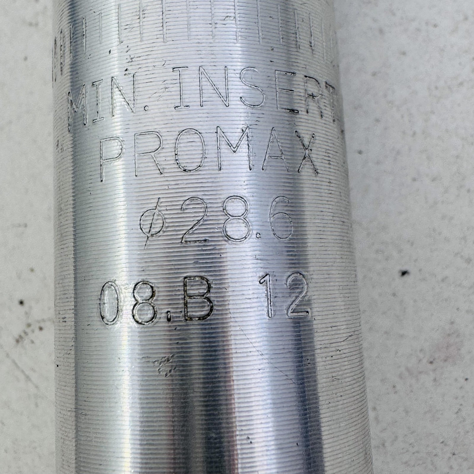 Promax 28.6mm Alloy Seatpost 360mm Silver Single Bolt Clamp MTB Road Bike A51