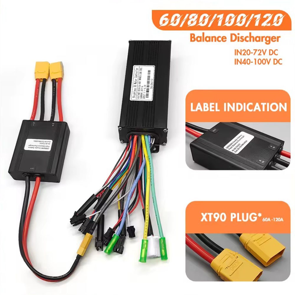E-Bike Dual Battery Discharge Converter 20A-120A Dual Battery Parallel Module
