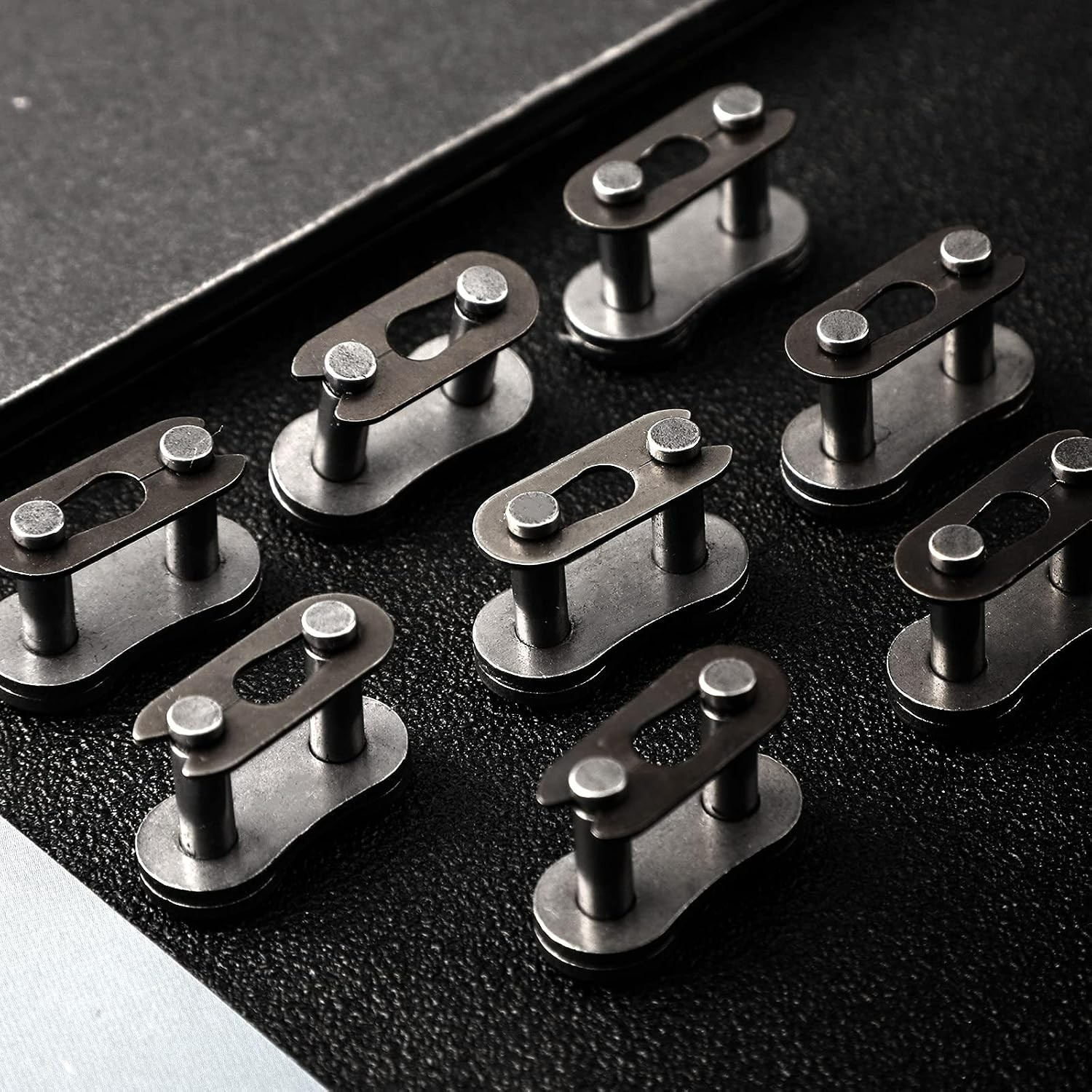 8 Heavy-Duty Chain Master Links – Steel Alloy Connectors for Dirt Bikes and ATVs