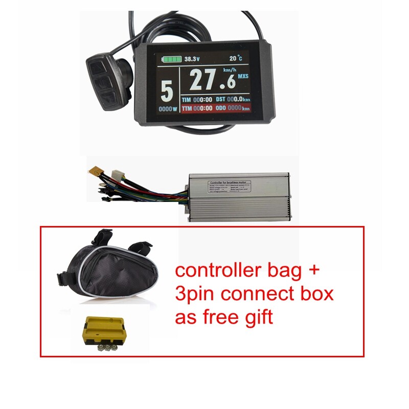 36V/48V 26A KT E-bike Brushless DC Motor Controller +KT-LCD8H/KT-LCD3 Display