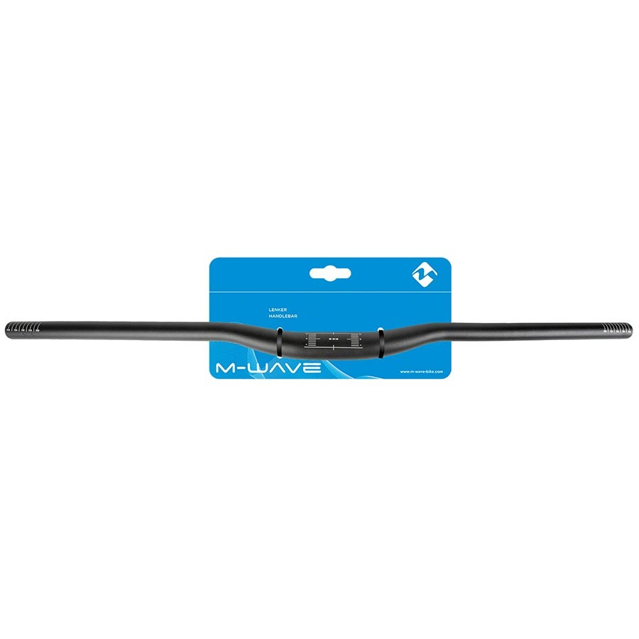 M-Wave HB-M3.2 MTB Handlebar, Diameter: 31.8mm, 780mm, Rise: 20mm, Black