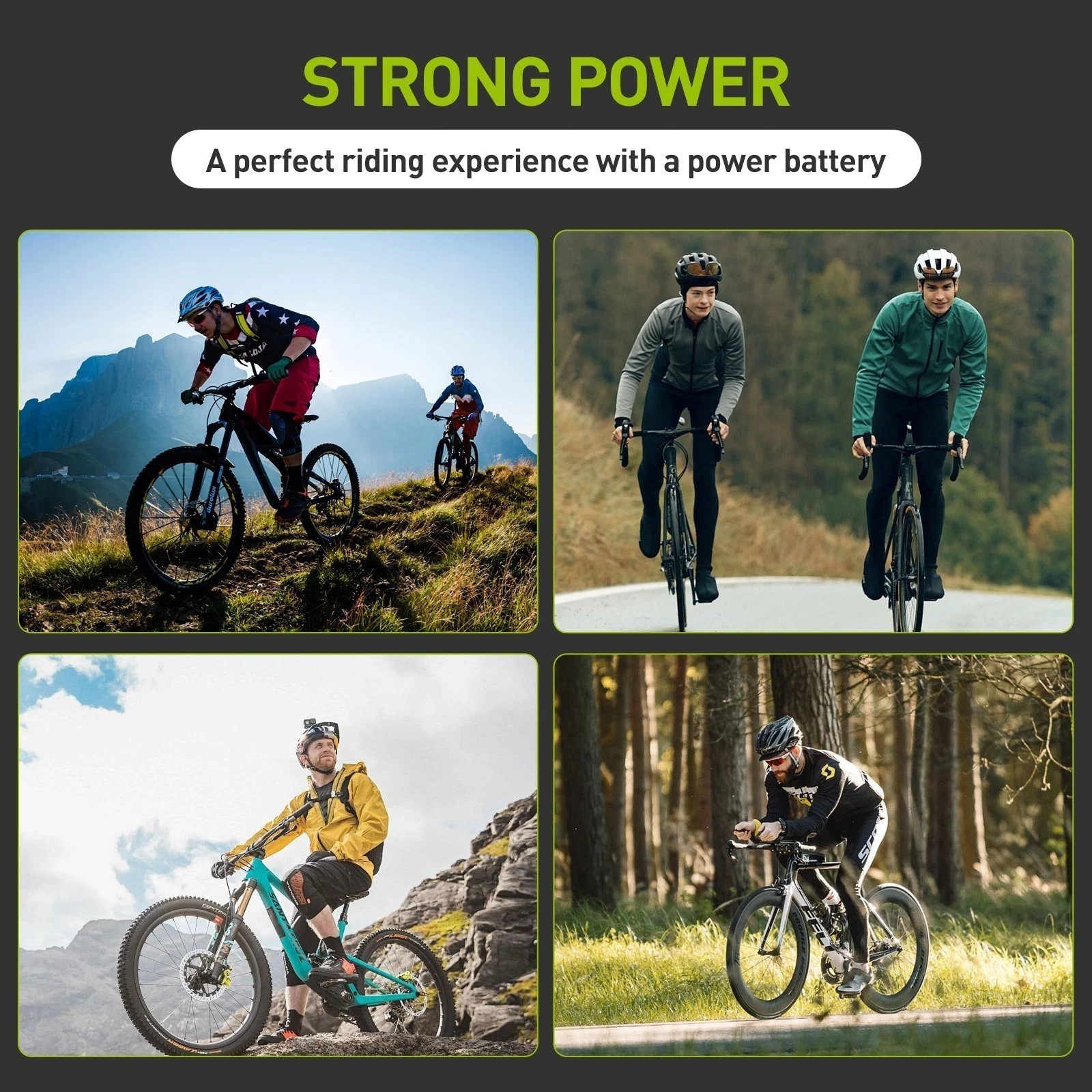 48V 10Ah/15Ah/20Ah electric bicycle lithium battery ebike battery ≤1500W Motors