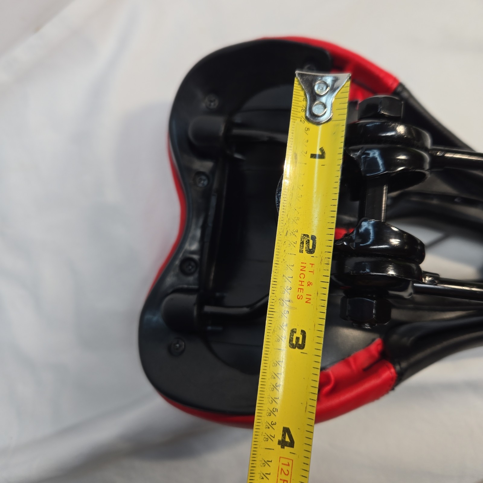 Bike Saddle , Terry TFI Liberator STYLE, Red/Black Leather, Perfect for Touring