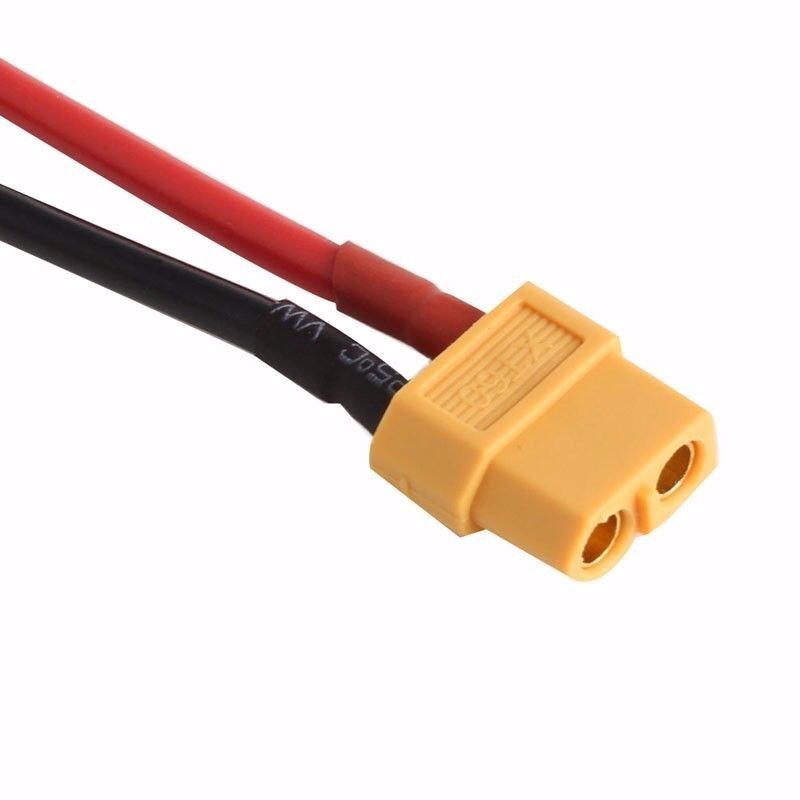 Ebike Battery XT60 Extension Cable Wiring 10cm Anderson Bullet T-port Plug 14AWG