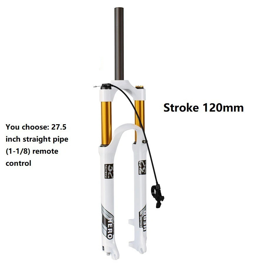 26 27.5 29er Mountain Bike 120mm Stroke Quick Release Locking Control Air Fork