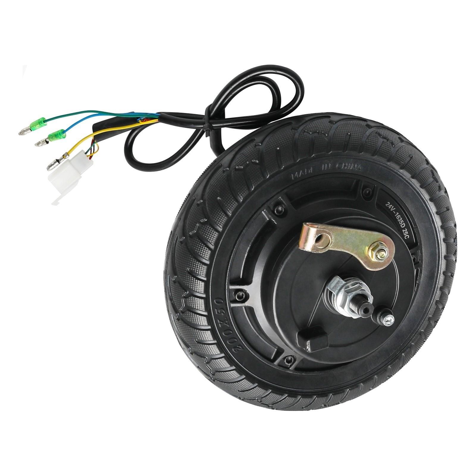 Electric Bike Hub Motor Kit 24V 350W Brushless Motor 8″Wheel Wheelbarrow Scooter