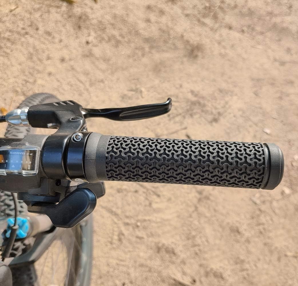 Black Bike Handlebar Grips for BMX, MTB, and Beach Cruisers – 1 Count