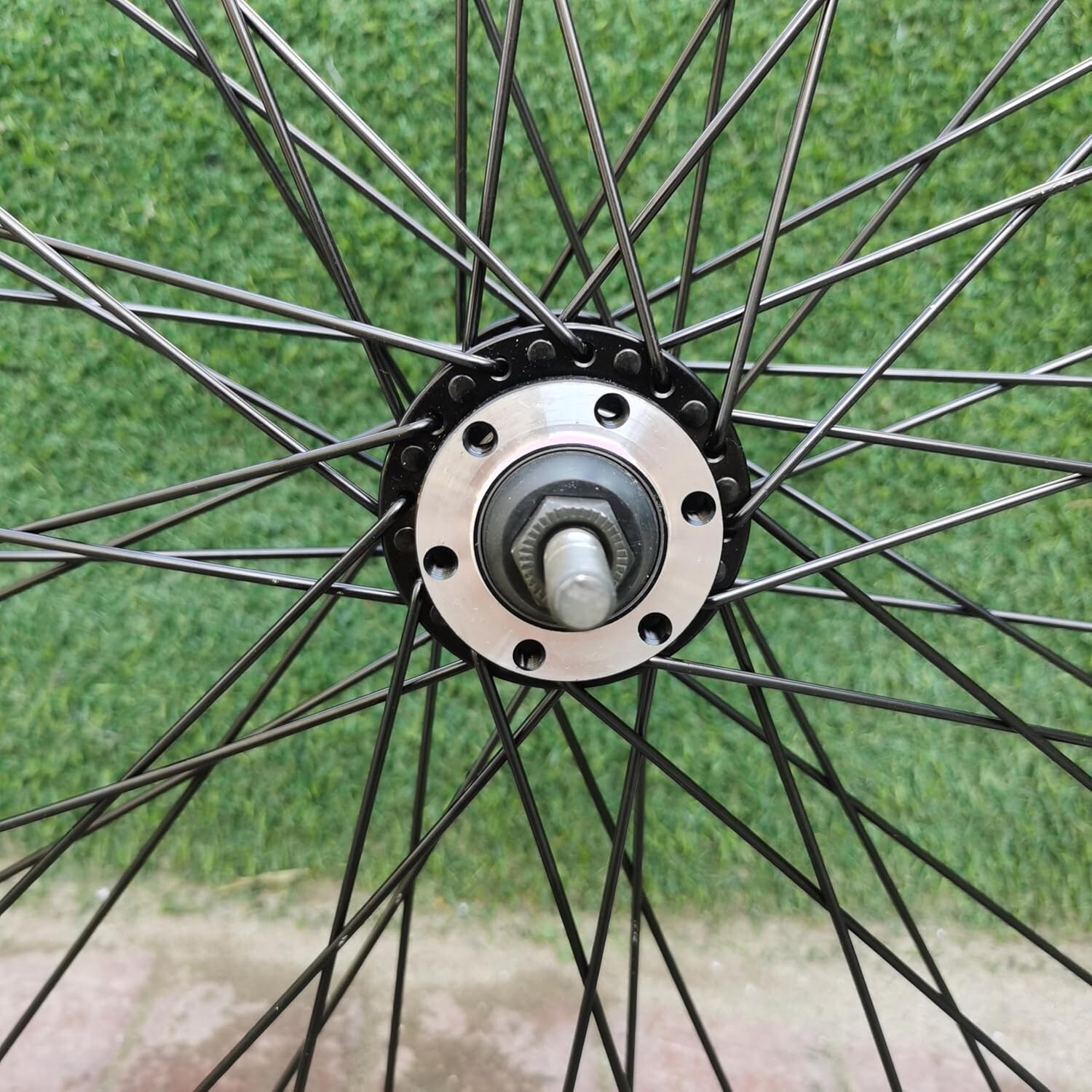 26″ Bicycle Rimset 12G 48 Spokes Aluminum& 26″ Bike Fork 1″ Threaded w/Headset