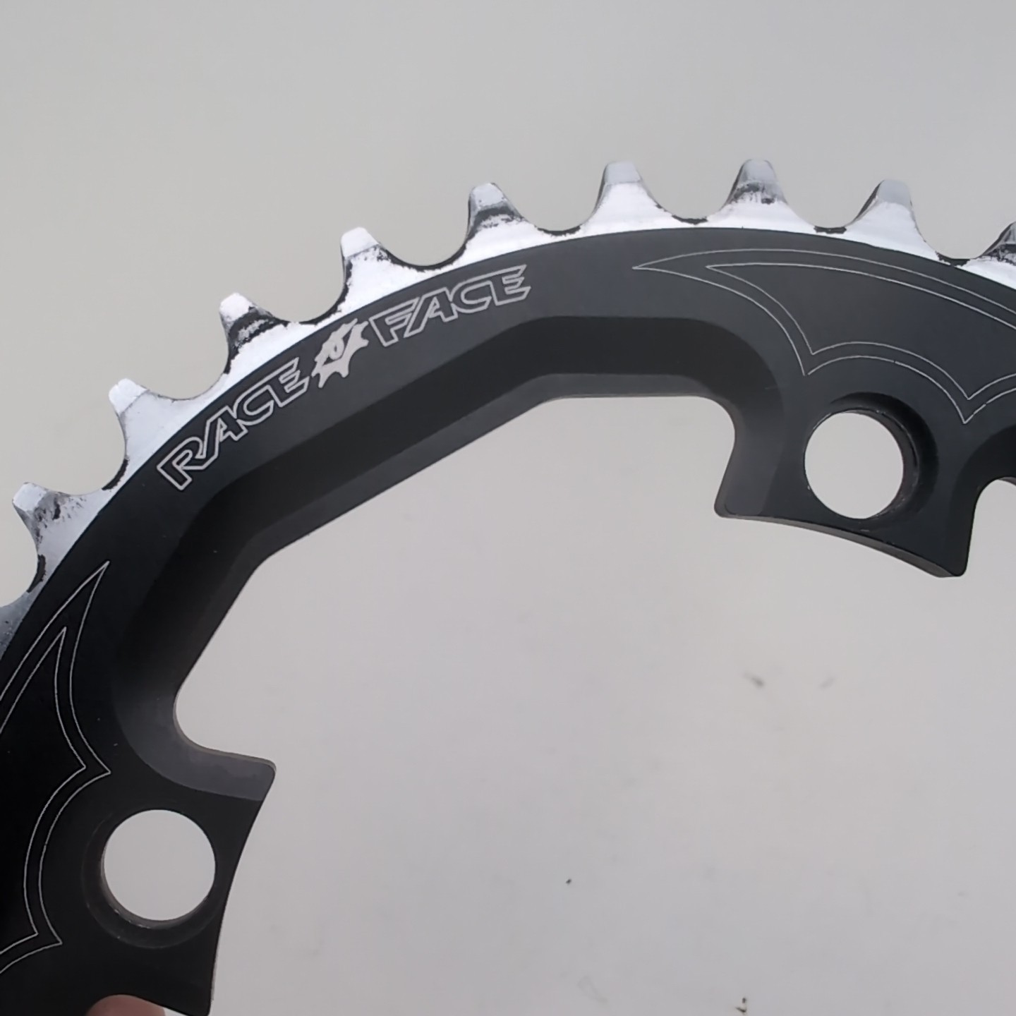 VINTAGE Race Face Diabolus 38T Chainring 104 BCD Black Canada