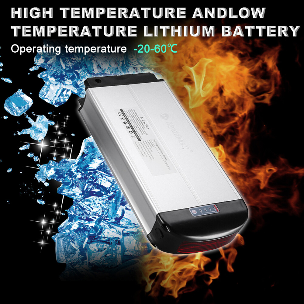 36V 20Ah Rear Rack Lithium Battery for Electric Bicycle Battery Pack Replacement