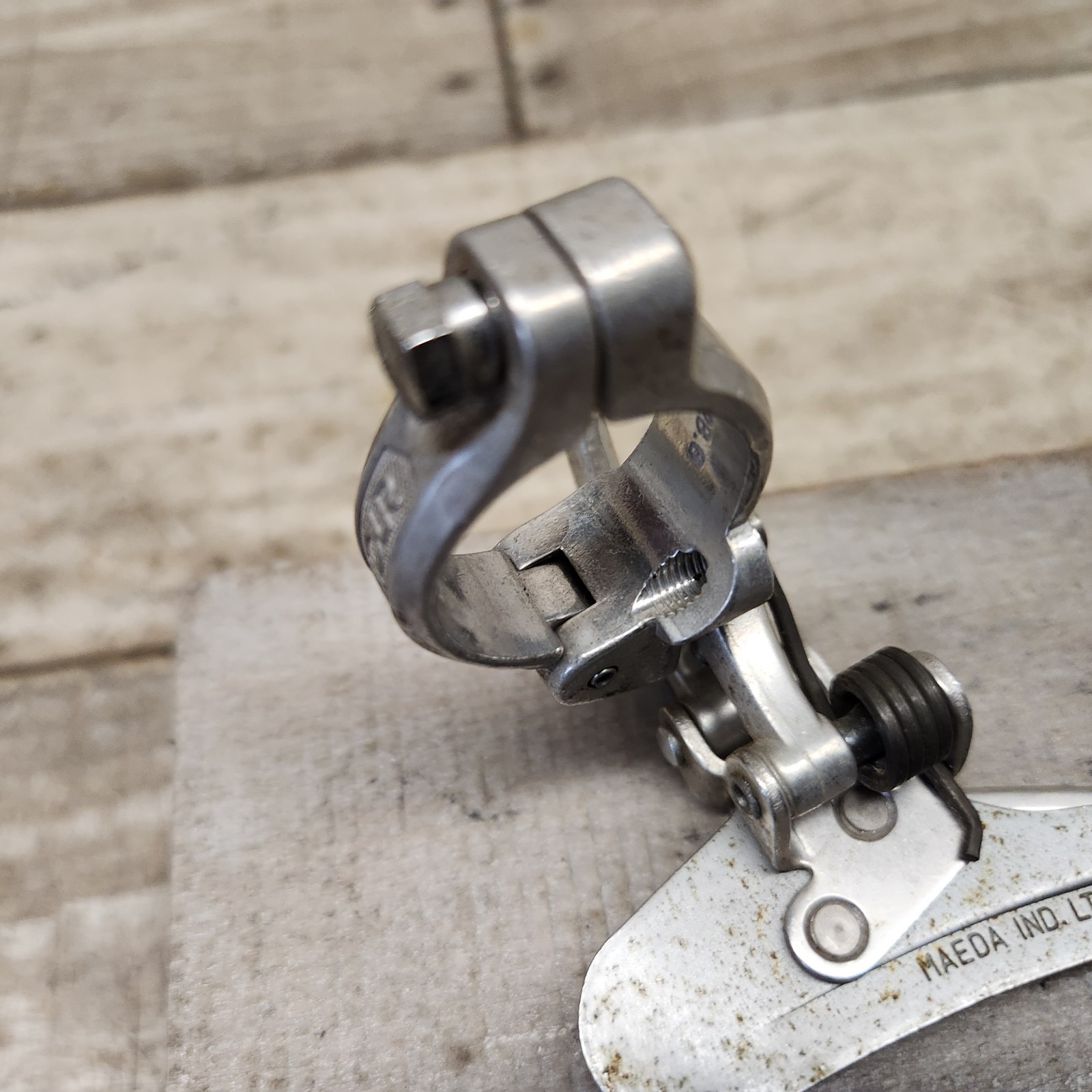 1980s Suntour ARX Front Derailleur 28.6 Clamp Bottom Pull Road 2x Bottom Pull