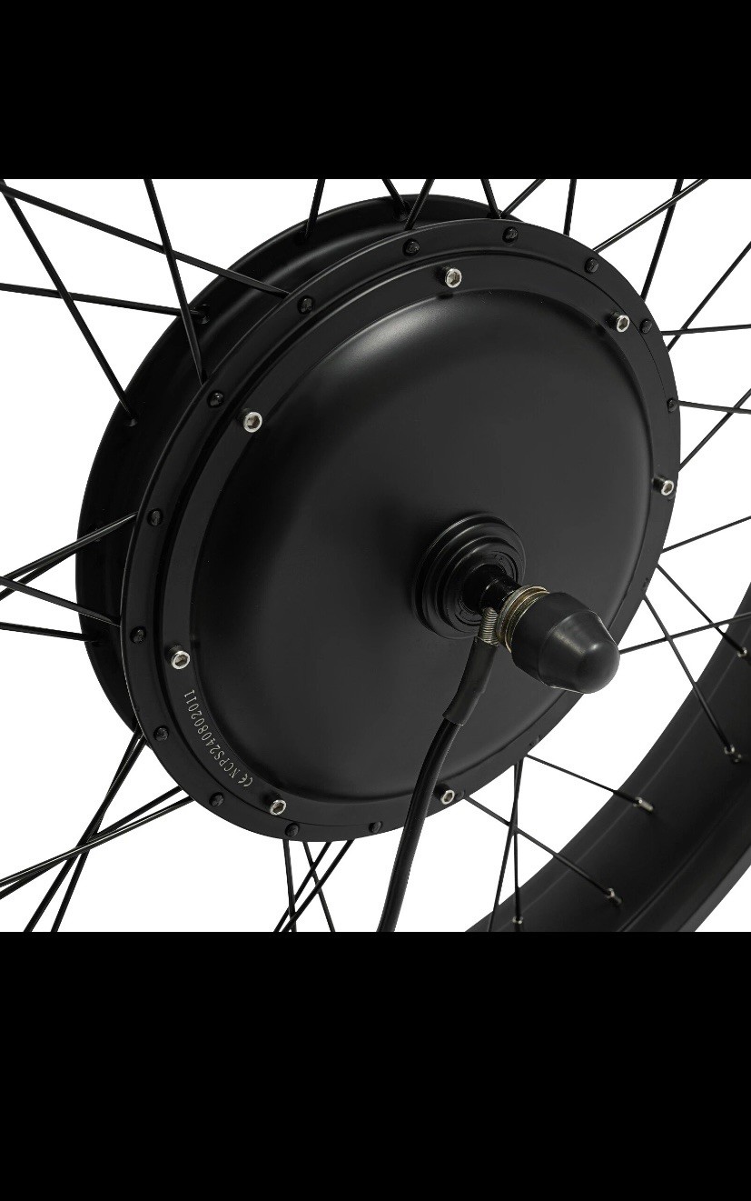 26×4″ 48V Electric Bicycle Front Wheel Hub Motor LCD E-Bike Conversion Kit 1500W