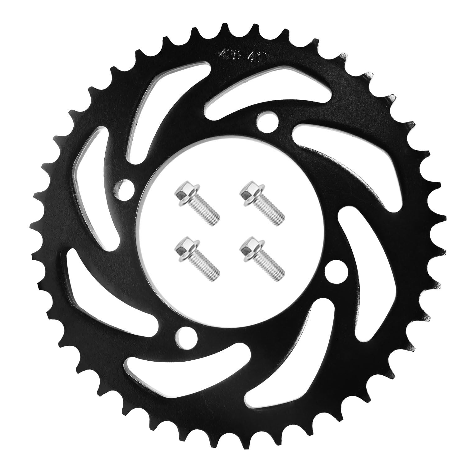 Ruiqimoto 428 41 Tooth Rear Sprocket 76Mm 4 Bolts For Chinese 50Cc 70Cc 90Cc