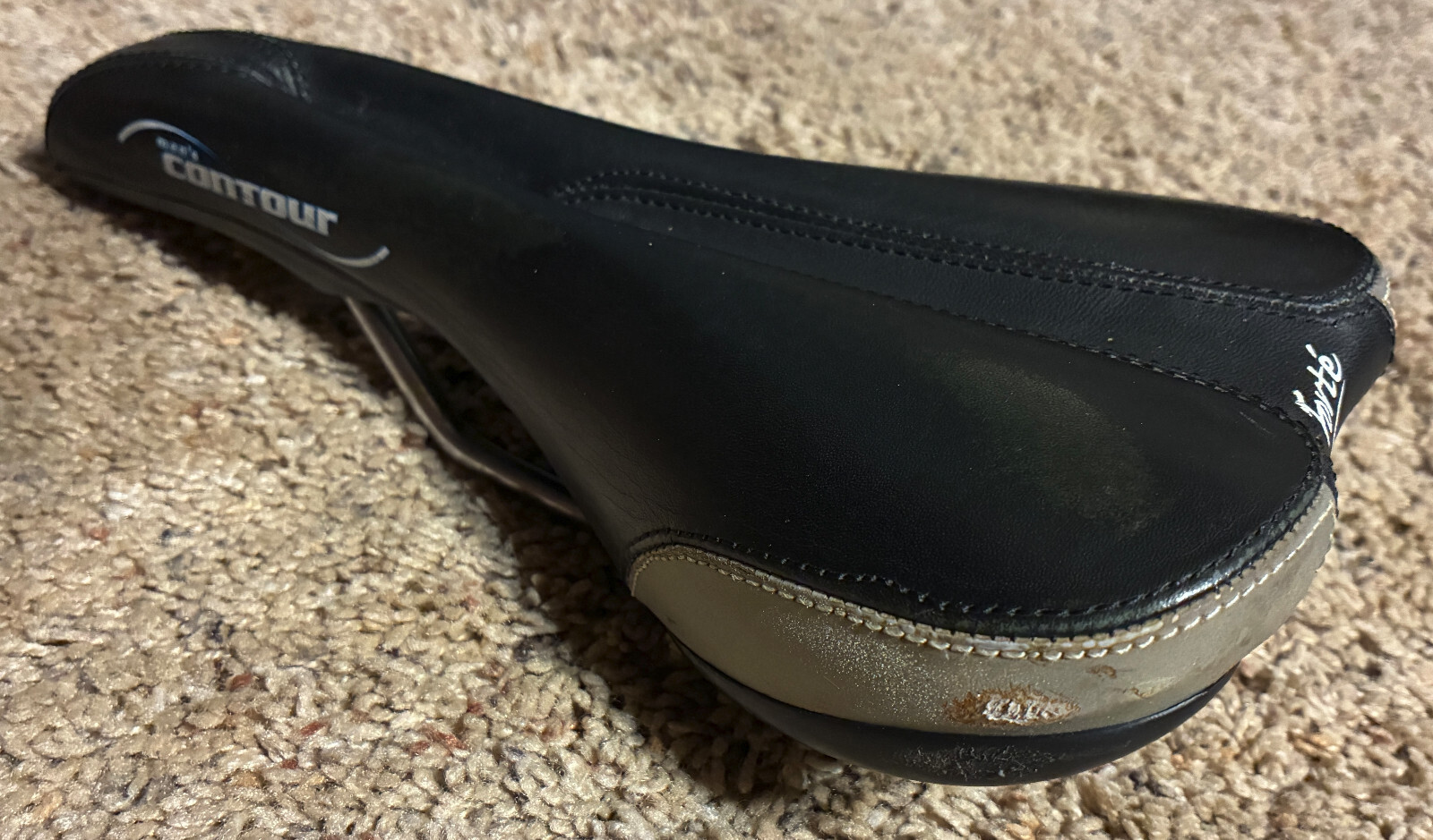 Forte Contour Road Bicycle Seat Saddle Gel with cut-out Mens 350g