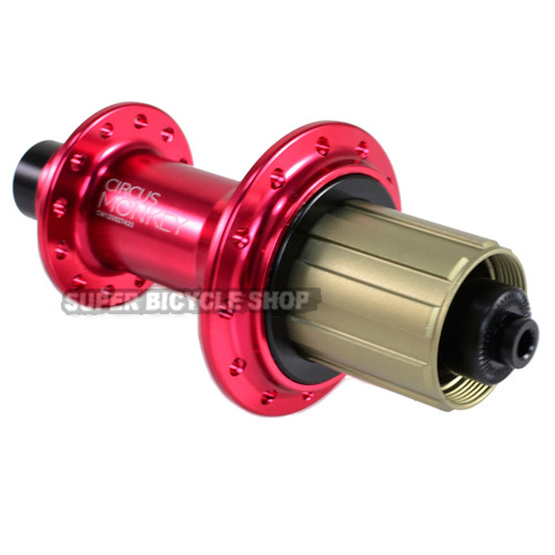 Circus Monkey HRW Road Rear Hub,24 Hole,Red