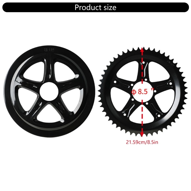 Electric Bike 44T/46T/48T/52T Chainring Chainwheel Electric Bicycles Chainwheel