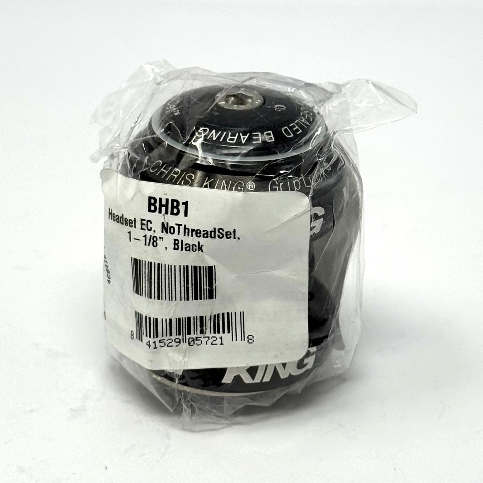 Chris King NoThreadSet 1-1/8 Threadless Bicycle Headset Black BHB1 Made in USA