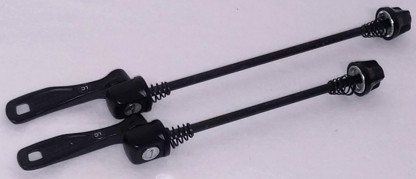 Shimano Close Quick Release Skewer Set Front Rear 100/135 MTB Road Bike QR Black