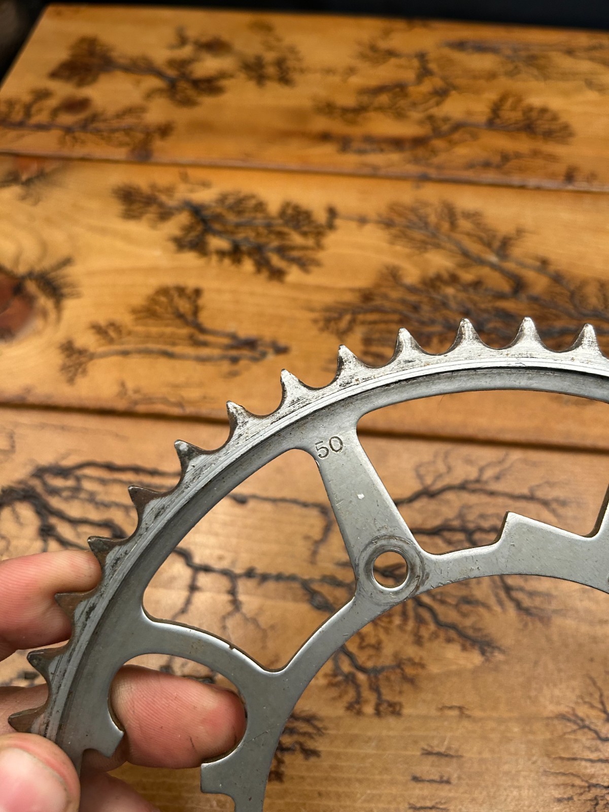 Chater-Lea 50 Tooth 3 Bolt Steel Vintage Chainring