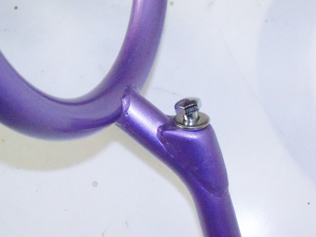 PURPLE KIDS/YOUTH/JUNIOR BICYCLE HANDLEBARS W/STEM BIKE PARTS 551