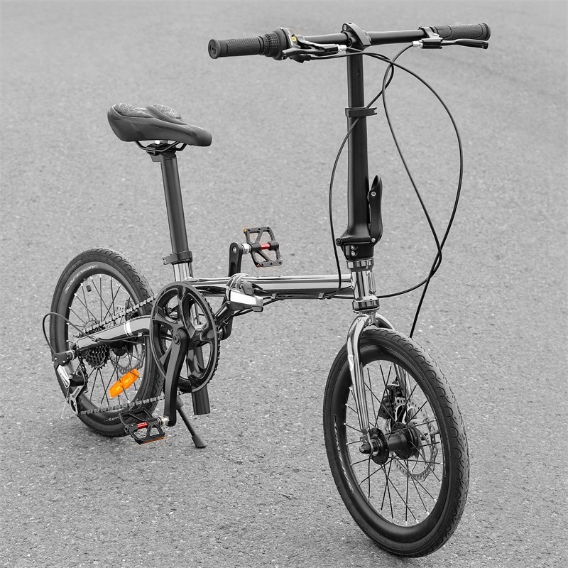 WEST BIKING Quick Release 3 Bearings Reflective Folding Bike Pedals a Pair
