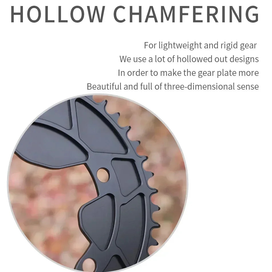 110 Bcd Chainring Road Bike Plate Narrow Wide 52 54 Dishes for Crankset