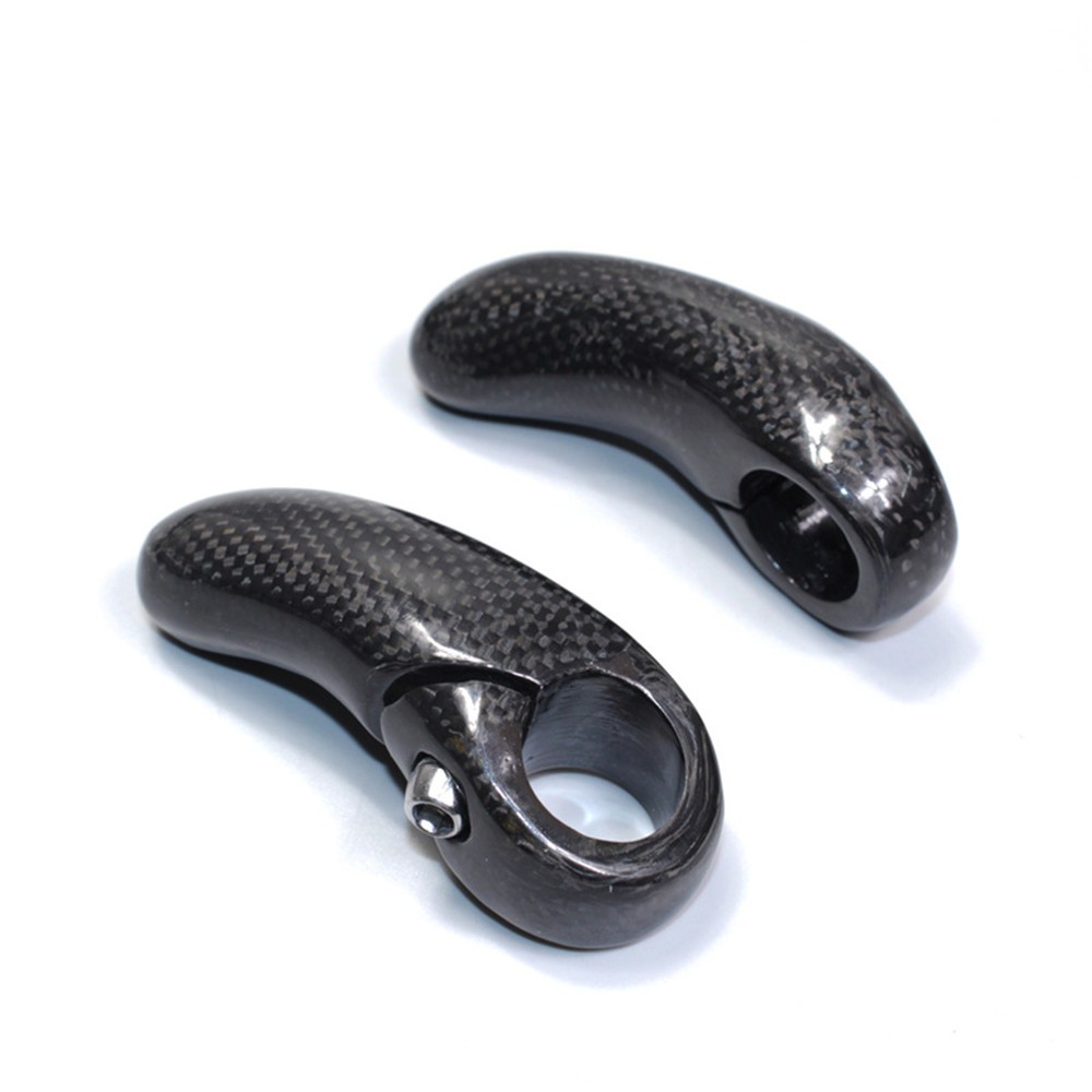 22.2mm Carbon Fiber Bike Bar End Racing Cycling MTB Road Bicycle Handlebar Grip