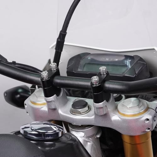 22mm Handlebar Risers 7/8” Motorcycle ATV Dirt Bike 20mm(0.78inch) Sand Black
