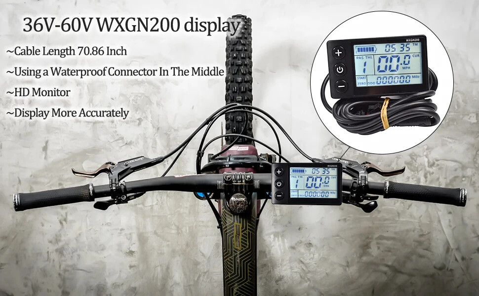 36V 250W BLDC Controller Kit Electric Bicycle 48V 350W Scooter LCD display 60V