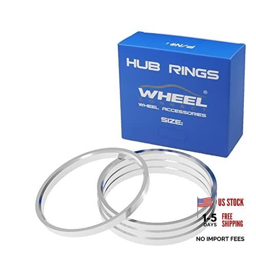 Hub Centric Rings, 130.8 to 116.7, Set of 4, Aluminium OD130.8–ID116.7mm