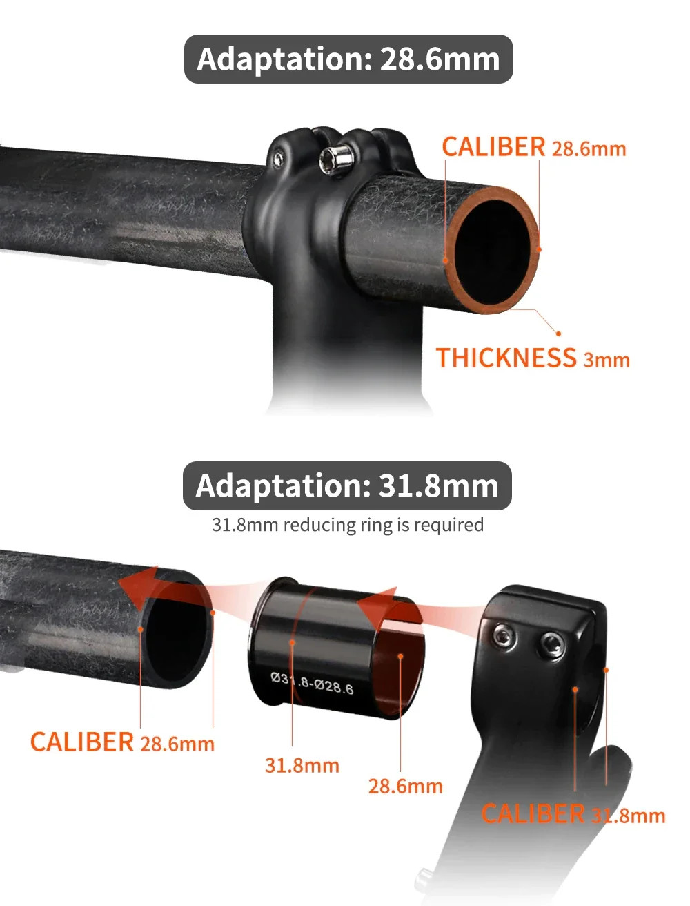26 27.5 29ER Carbon MTB Fork 15*110mm Thru Axle Straight Tapered Tube Disc Brake