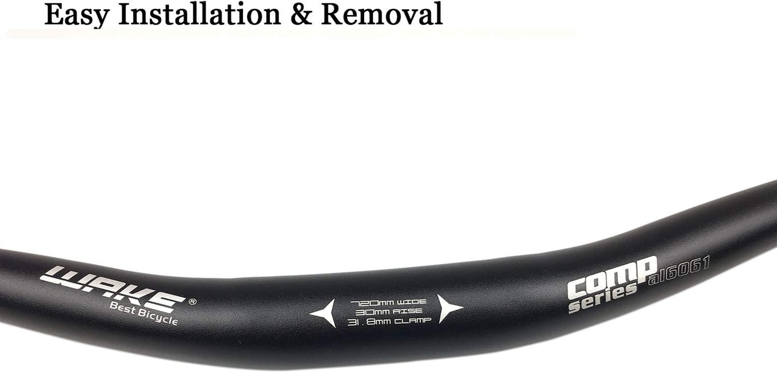 31.8Mm MTB Mountain Bike Handlebar, Aluminum Alloy Mountain Bike Bicycle Riser H