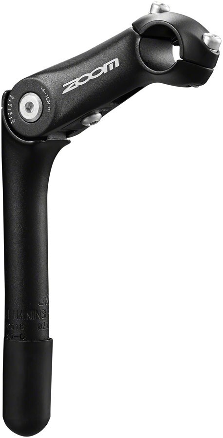 NEW ZOOM Quick Comfort Adjustable Stem – 90mm, 25.4 Clamp, Adjustable 80-150deg