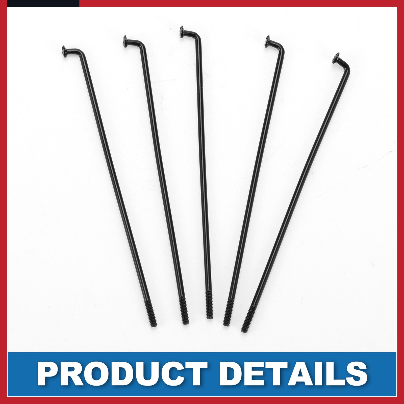 Bike Bicycle Spokes 14G 120MM Mountain Bike Spokes steel Black 36 Pcs