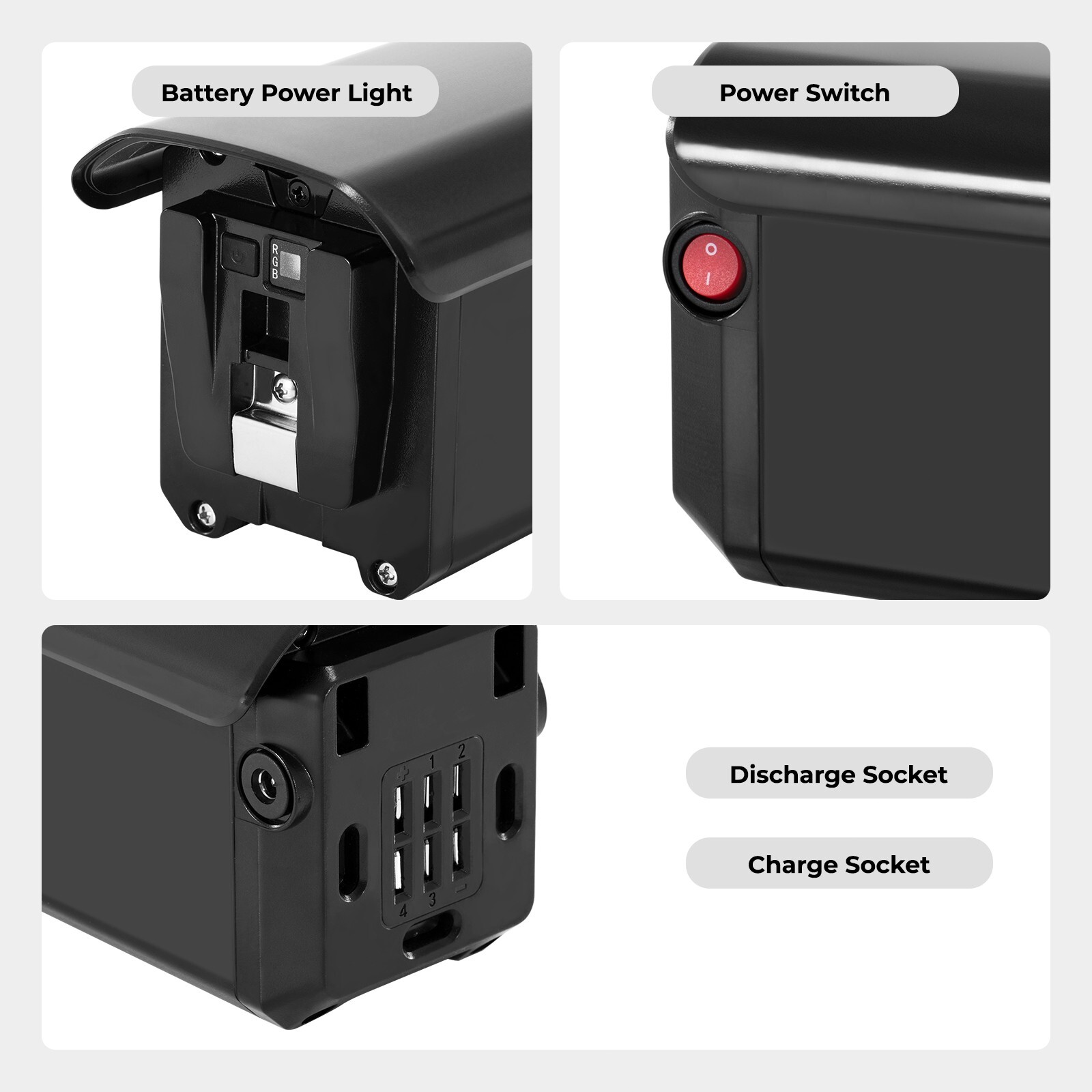 Ebike Battery 48V14Ah Horizon and Ranger-S Spare Battery Replacement
