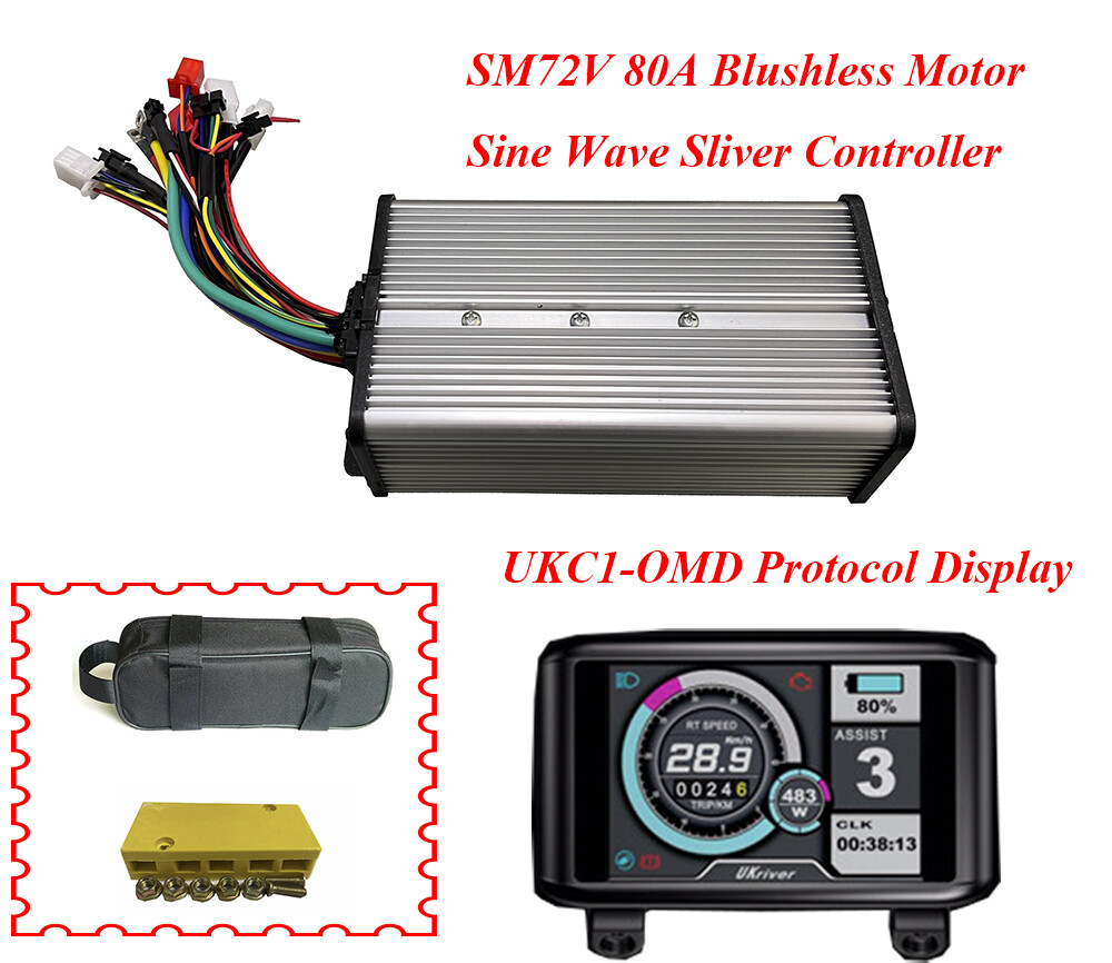 New type dual model SM7280 controller,can reduce noise,used for 3000W motor kit
