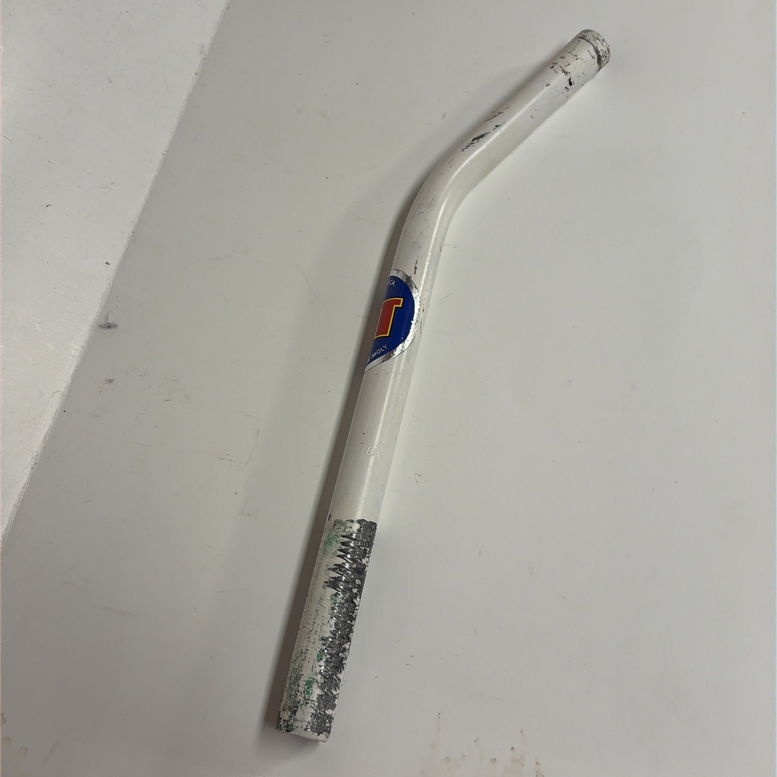Old School Style Bmx Lay back seat post 22.2mm UNBRANDED Bmx White G5