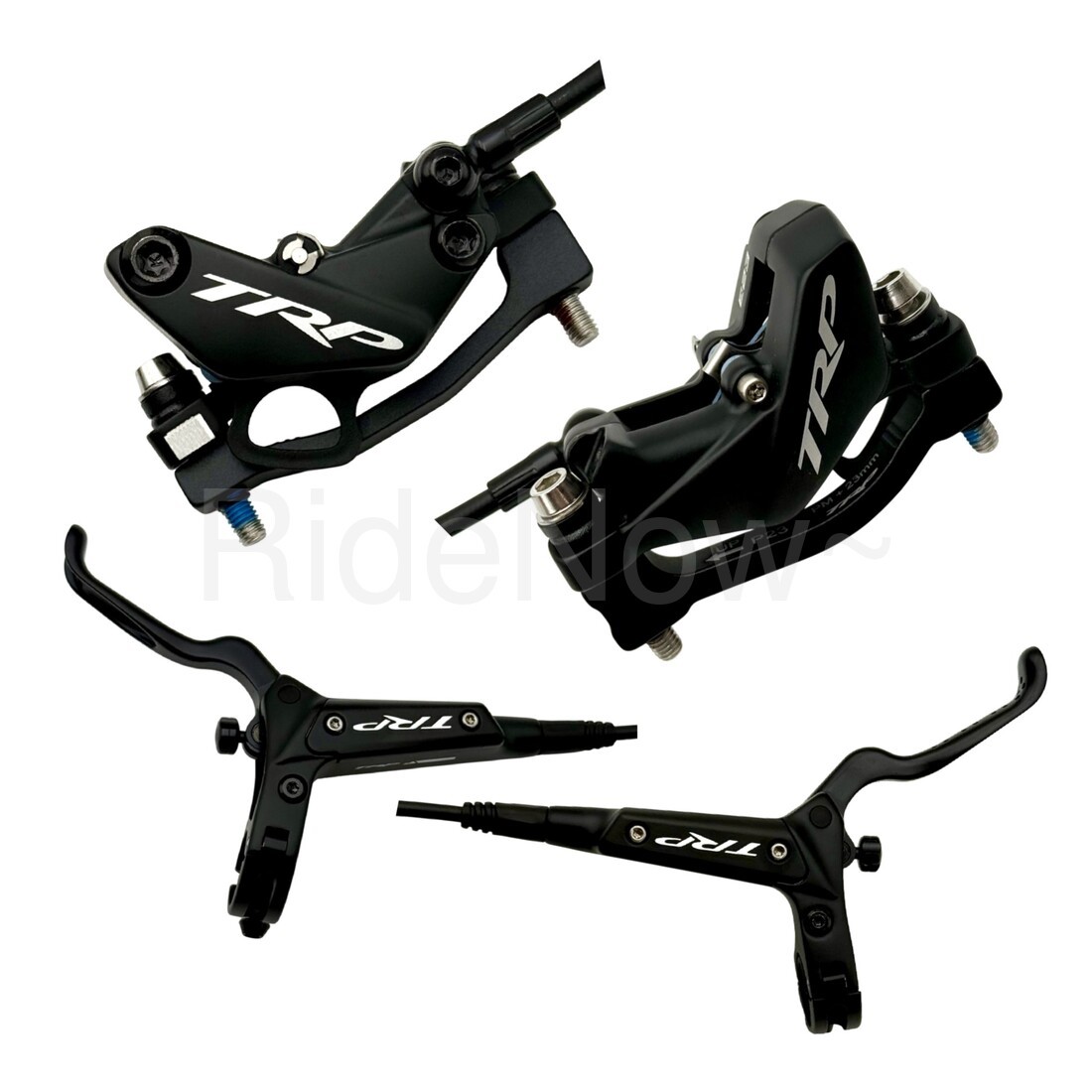 TRP DH-R EVO Hydraulic Disc BrakeSet 4-Piston Black Front+Rear w/Rotors 900/1650