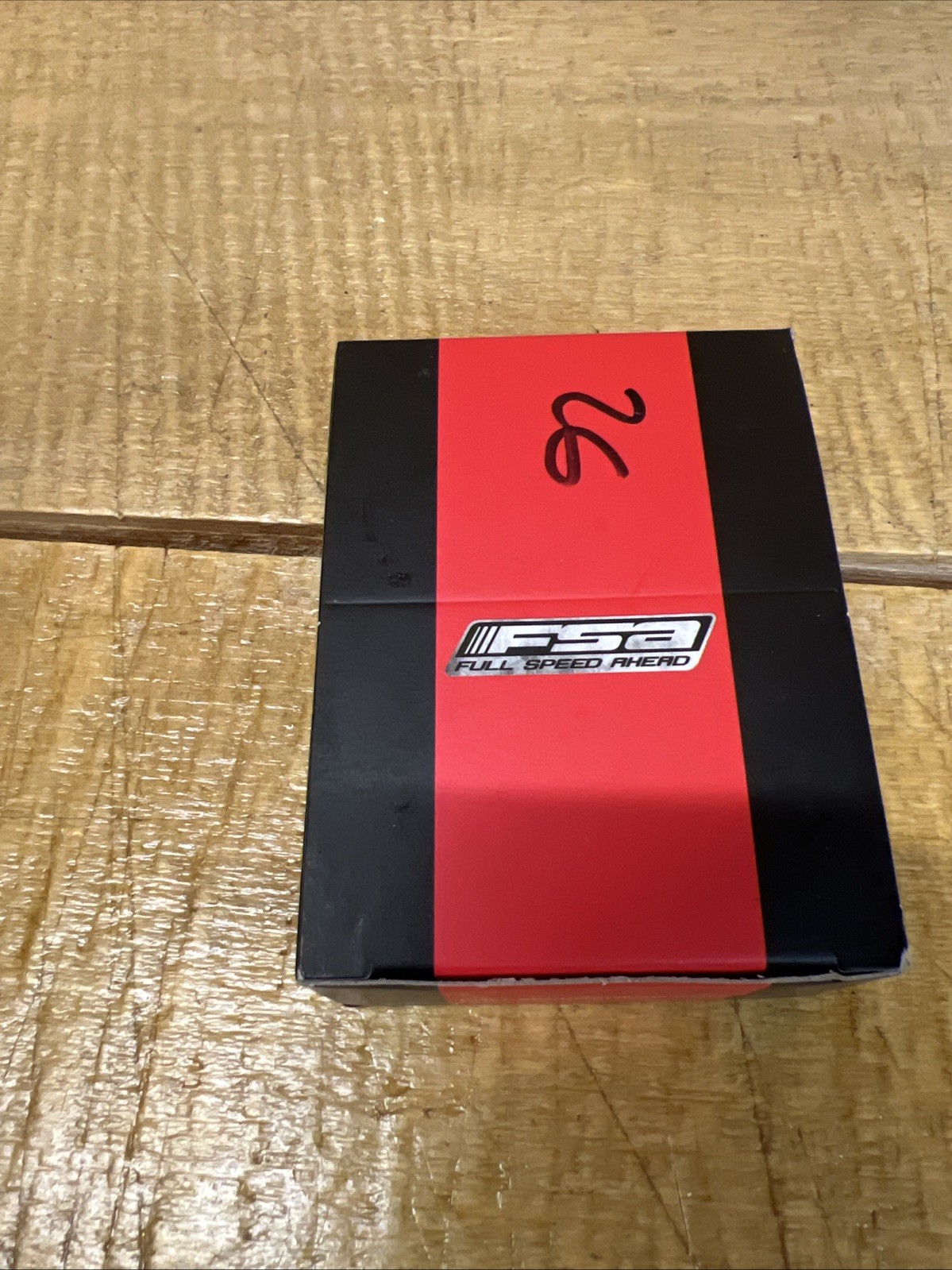 Full Speed Ahead Rim Strips – MTB Red W/Logo – 26inx17mm (10 pcs) MS125