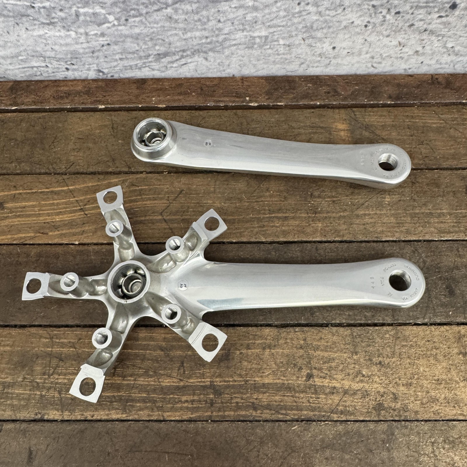 Vintage Shimano Ultegra TRIPLE FC-6503 Crankset 172.5 130BCD Octalink Nice Logos